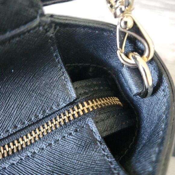 Kate Spade New York Laurel Way Jeweled Small Hadlee Handbag + Wallet Black EUC - Picture 15 of 16